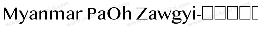Myanmar PaOh Zawgyi字体转换